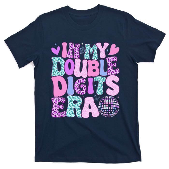 In My Double Digits Era Retro 10 Year Old 10th Birthday Girl T-Shirt