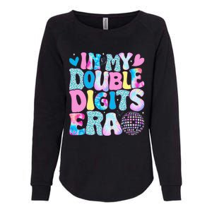 In My Double Digits Era Retro 10 Year Old 10th Birthday Girl Womens California Wash Sweatshirt