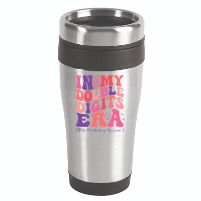 In My Double Digits Era 10th Birthday 16oz Travel Tumbler
