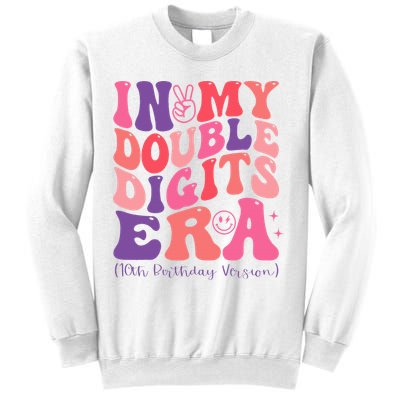 In My Double Digits Era 10th Birthday Sweatshirt