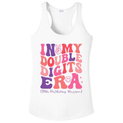 In My Double Digits Era 10th Birthday Ladies PosiCharge Competitor Racerback Tank