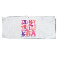 In My Double Digits Era 10th Birthday Large Microfiber Waffle Golf Towel