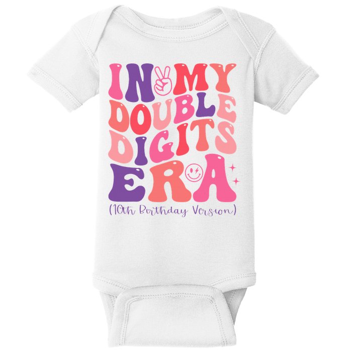In My Double Digits Era 10th Birthday Baby Bodysuit
