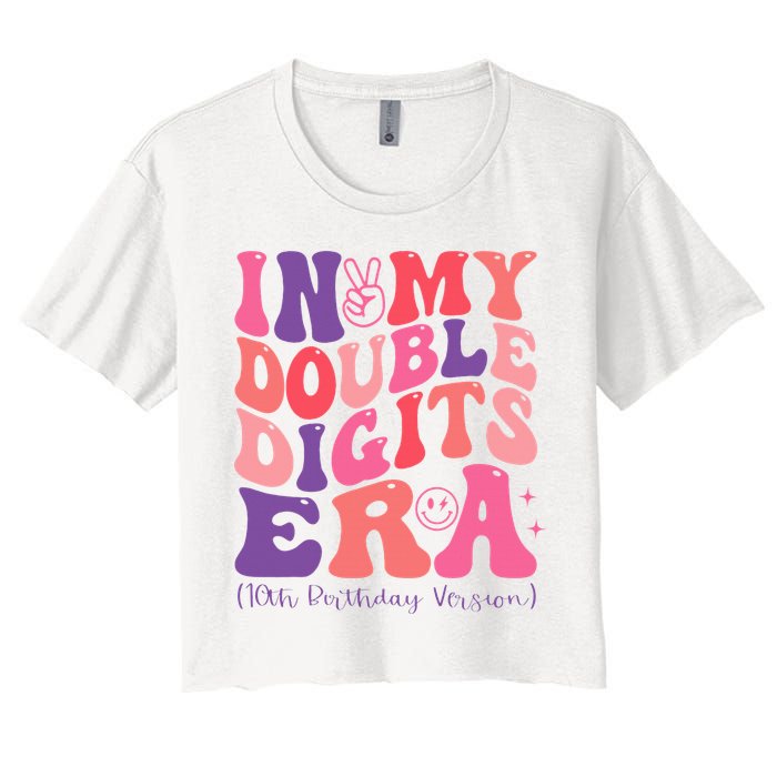 In My Double Digits Era 10th Birthday Crop Top