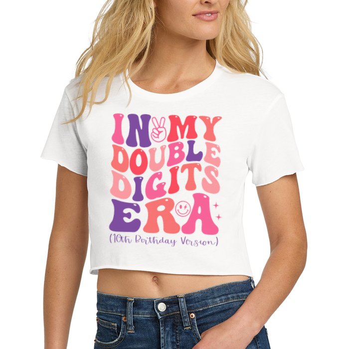 In My Double Digits Era 10th Birthday Crop Top