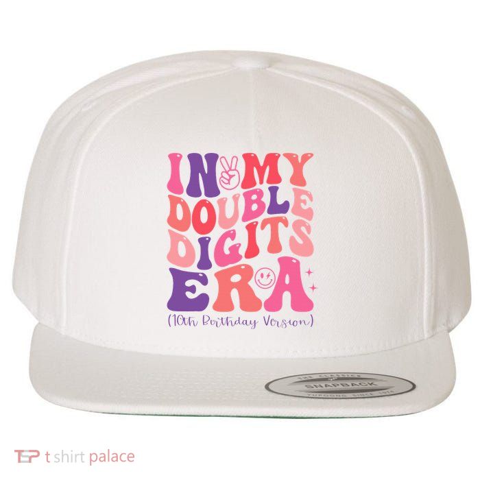 In My Double Digits Era 10th Birthday Wool Snapback Cap