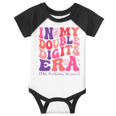 In My Double Digits Era 10th Birthday Infant Baby Jersey Bodysuit