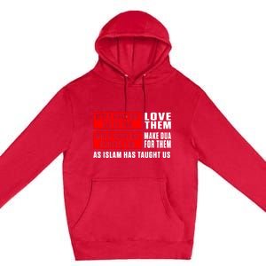 Islam Muslim Dua Allah Alhamdulillah Religion Ramadan Gift Cute Gift Premium Pullover Hoodie