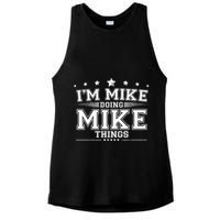 Im Mike Doing Mike Things Ladies PosiCharge Tri-Blend Wicking Tank
