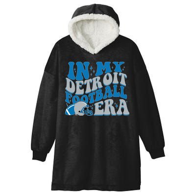 In My Detroit Football Era Sports Fan Hooded Wearable Blanket