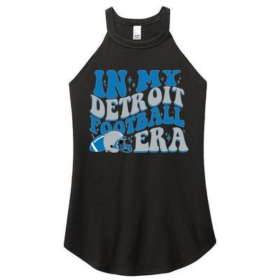 In My Detroit Football Era Sports Fan Women's Perfect Tri Rocker Tank