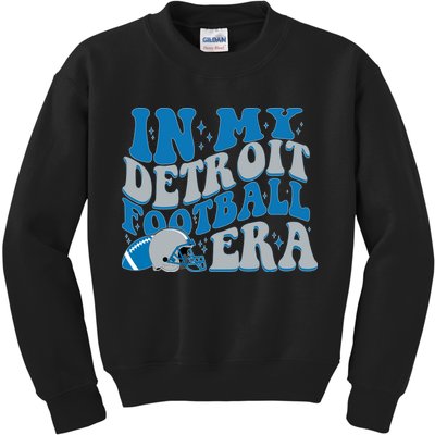 In My Detroit Football Era Sports Fan Kids Sweatshirt