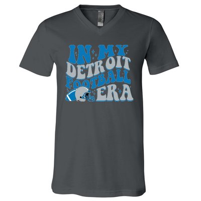 In My Detroit Football Era Sports Fan V-Neck T-Shirt