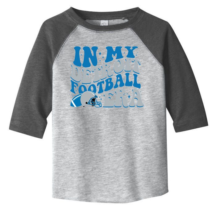 In My Detroit Football Era Sports Fan Toddler Fine Jersey T-Shirt