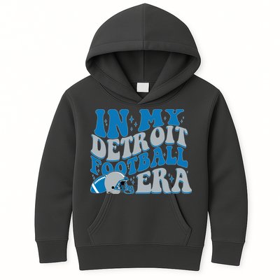 In My Detroit Football Era Sports Fan Kids Hoodie
