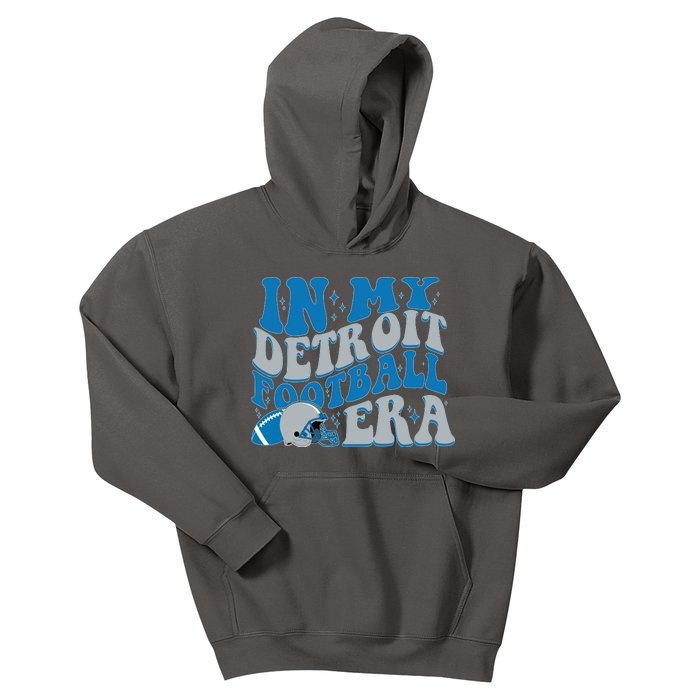 In My Detroit Football Era Sports Fan Kids Hoodie