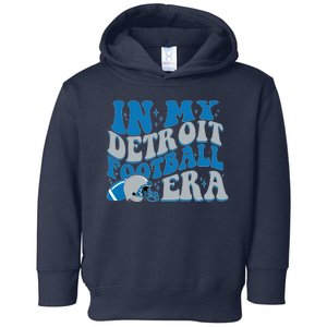 In My Detroit Football Era Sports Fan Toddler Hoodie