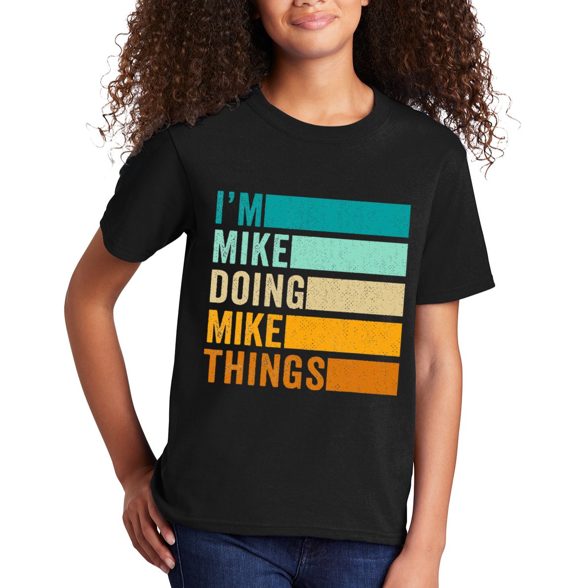 Im Mike Doing Mike Things Funny First Name Kids T-Shirt