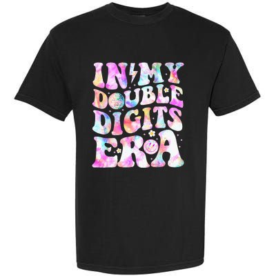 In My Double Digits Era Funny 10th Bday Garment-Dyed Heavyweight T-Shirt