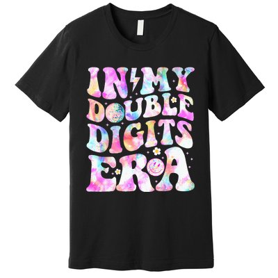 In My Double Digits Era Funny 10th Bday Premium T-Shirt