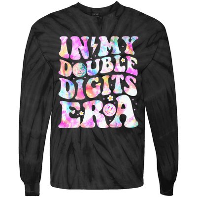 In My Double Digits Era Funny 10th Bday Tie-Dye Long Sleeve Shirt