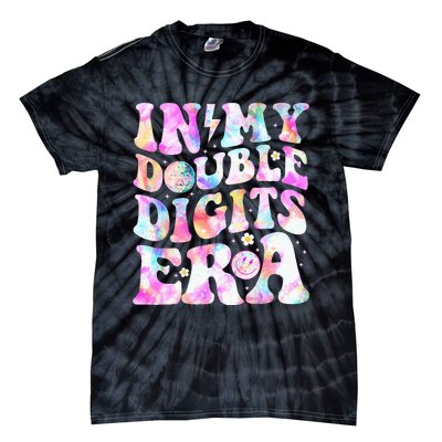 In My Double Digits Era Funny 10th Bday Tie-Dye T-Shirt