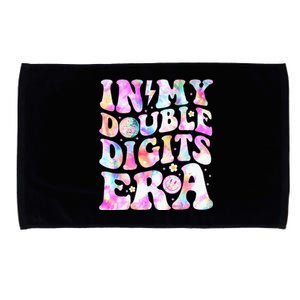 In My Double Digits Era Funny 10th Bday Microfiber Hand Towel