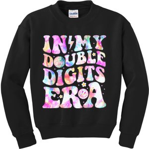 In My Double Digits Era Funny 10th Bday Kids Sweatshirt