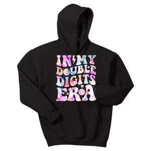 In My Double Digits Era Funny 10th Bday Kids Hoodie