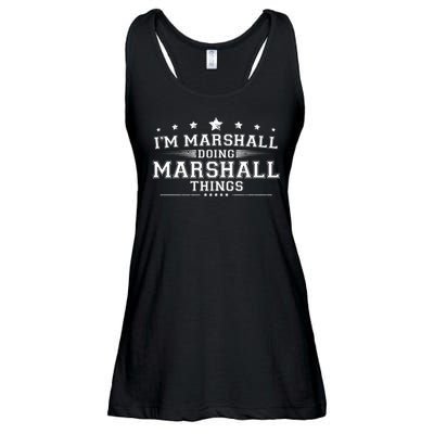 Im Marshall Doing Marshall Things Ladies Essential Flowy Tank