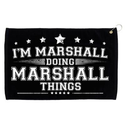 Im Marshall Doing Marshall Things Grommeted Golf Towel