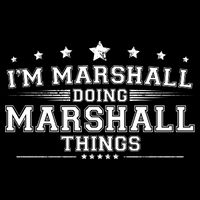 Im Marshall Doing Marshall Things Women's V-Neck T-Shirt