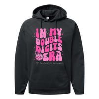 In My Double Digits Era 10th Birthday Version Performance Fleece Hoodie