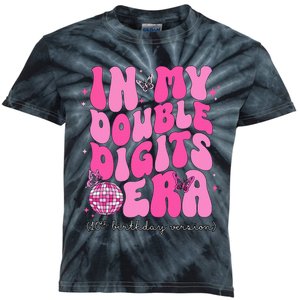 In My Double Digits Era 10th Birthday Version Kids Tie-Dye T-Shirt