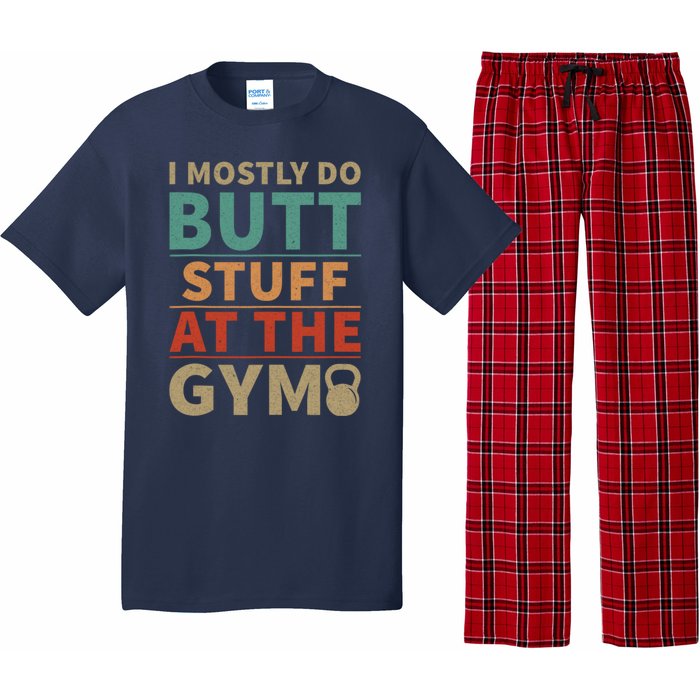 I Mostly Do Butt Stuff At The Gym Funny Sarcastic Workout Pajama Set