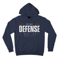 In My Defense I Was Left Unsupervised | Funny Retro Vintage Hoodie