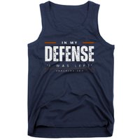 In My Defense I Was Left Unsupervised | Funny Retro Vintage Tank Top