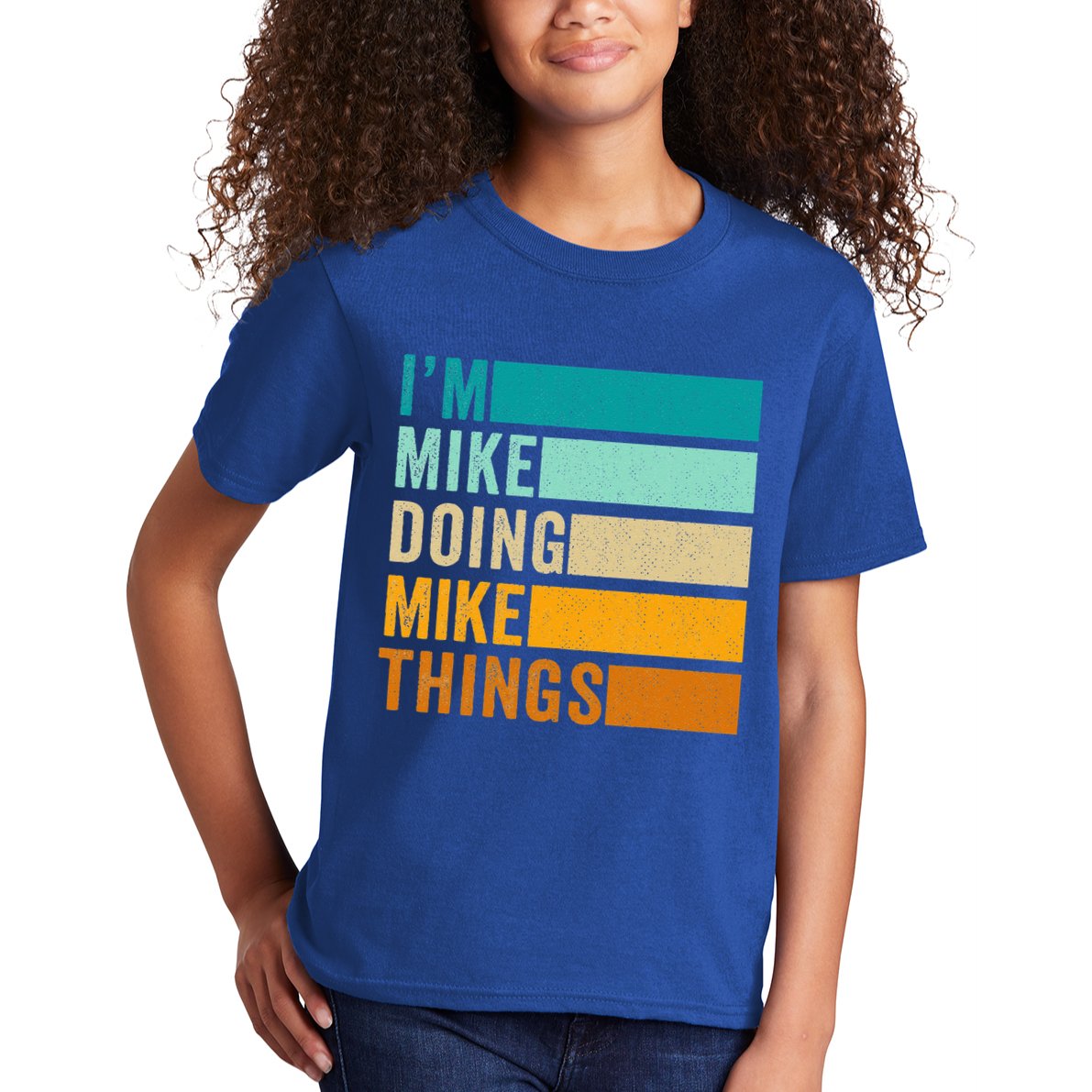 I'm Mike Doing Mike Things Funny First Name Kids T-Shirt