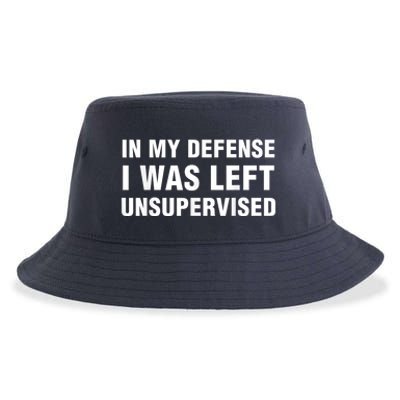 In My Defense I Was Left Unsupervised Sustainable Bucket Hat