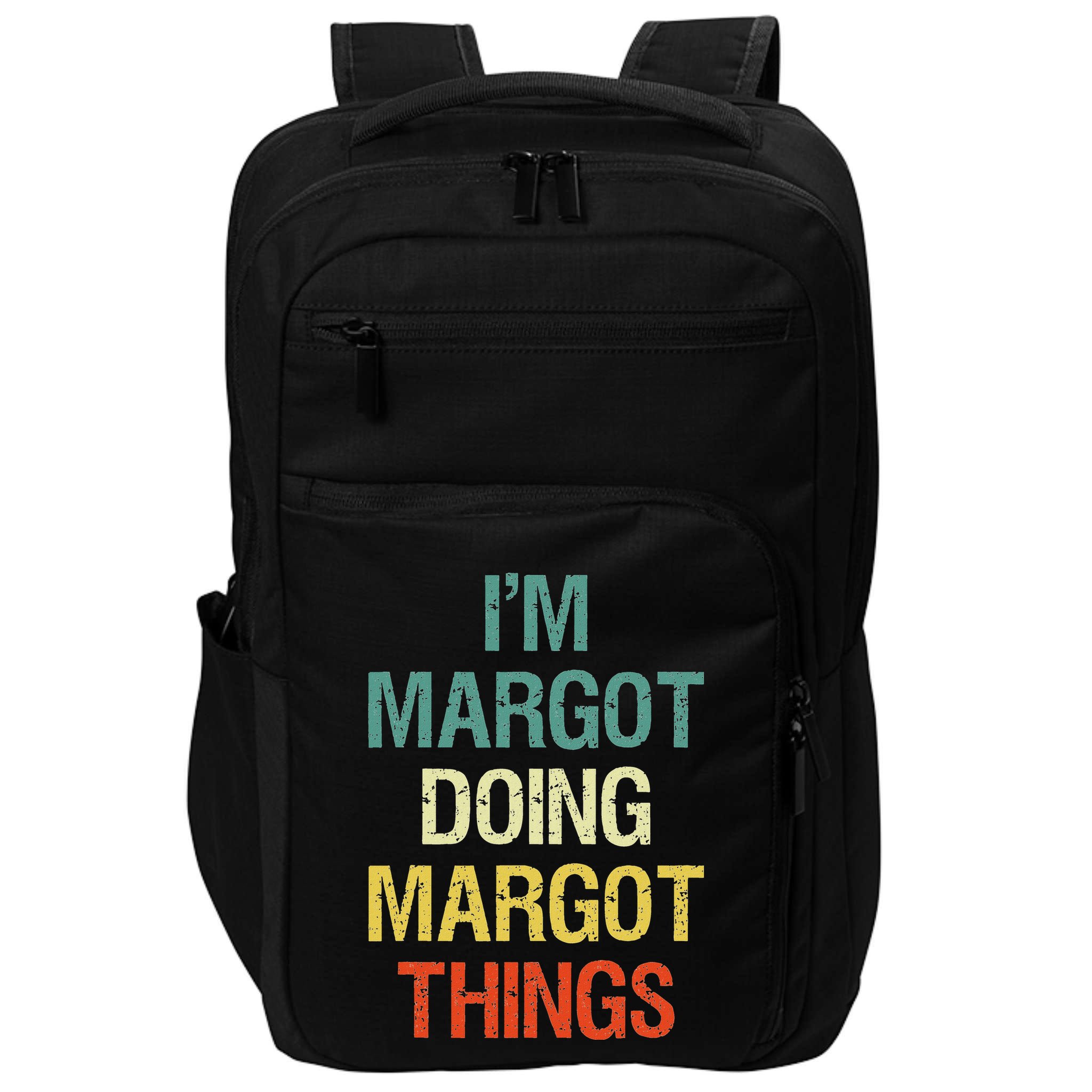 IM Margot Doing Margot Things Personalized First Name Gift Impact Tech Backpack