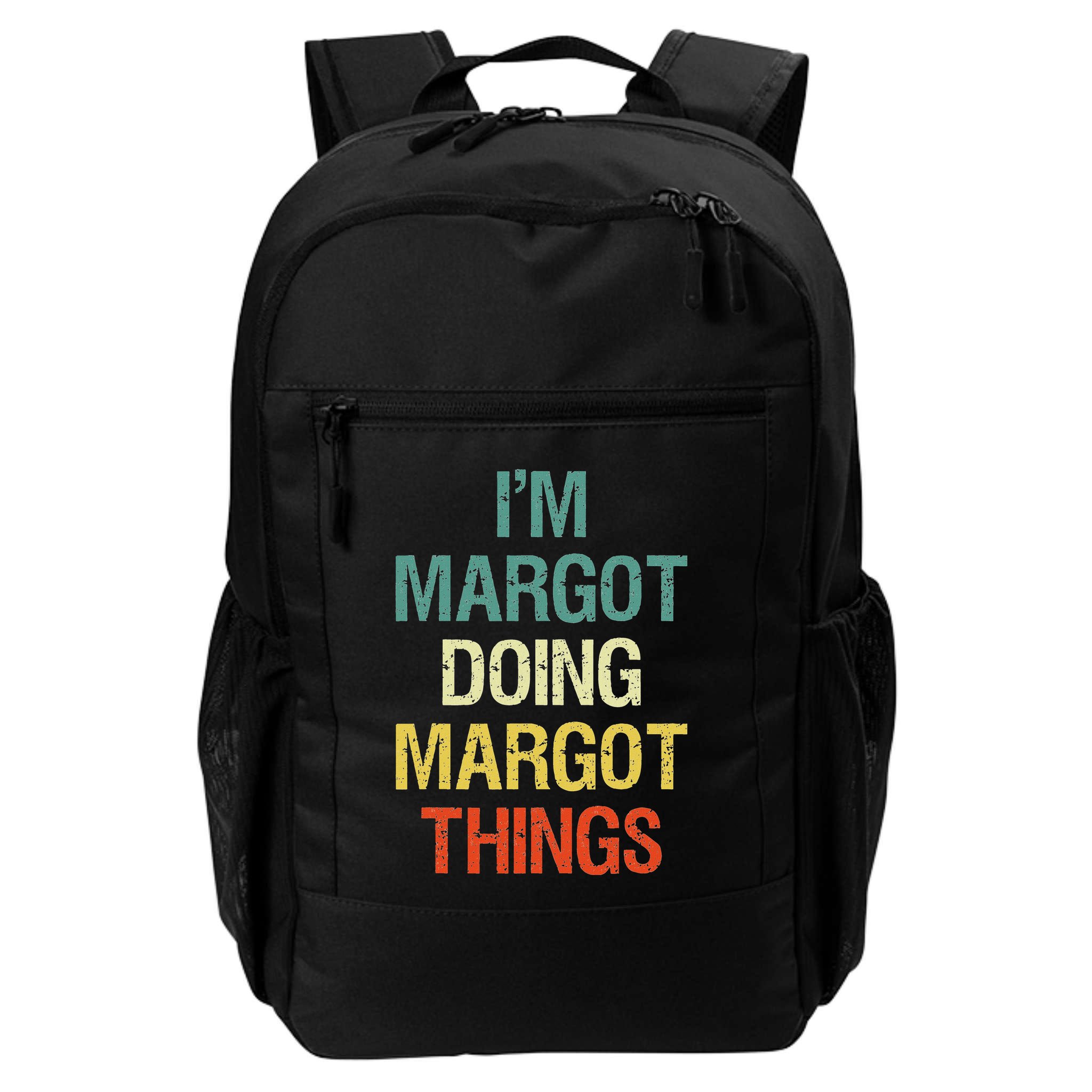 IM Margot Doing Margot Things Personalized First Name Gift Backpack