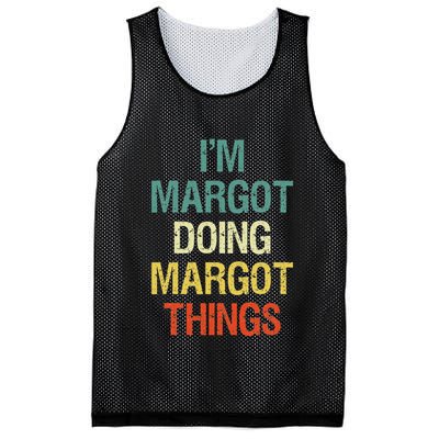 IM Margot Doing Margot Things Personalized First Name Gift Mesh Reversible Basketball Jersey Tank