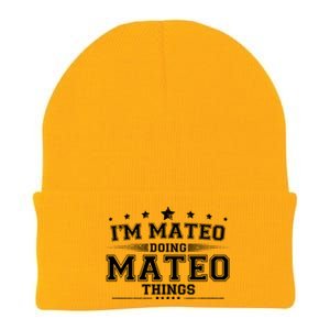 Im Mateo Doing Mateo Things Knit Cap Winter Beanie