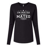 Im Mateo Doing Mateo Things Womens Cotton Relaxed Long Sleeve T-Shirt