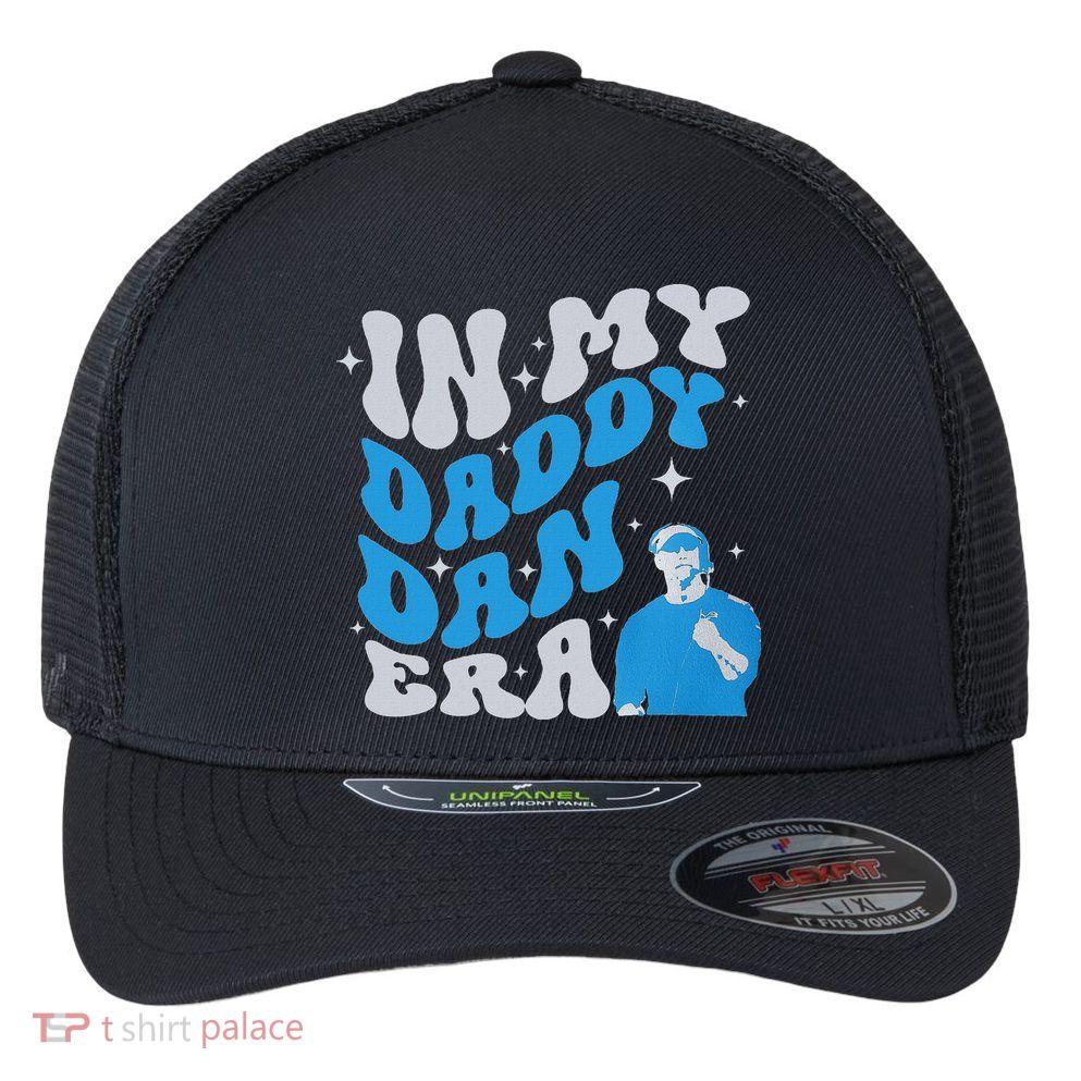 In My Daddy Dan Era Detroit Game Day Flexfit Unipanel Trucker Cap