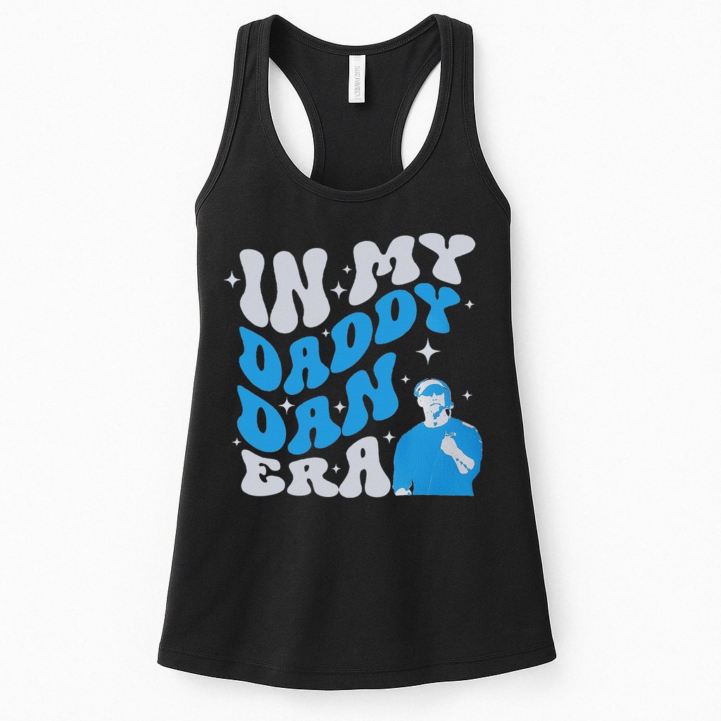 In My Daddy Dan Era Detroit Game Day Womens Tank Top