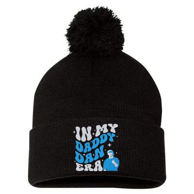In My Daddy Dan Era Detroit Game Day Pom Pom 12in Knit Beanie