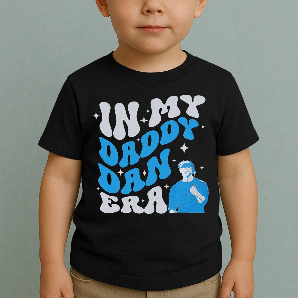 In My Daddy Dan Era Detroit Game Day Toddler T-Shirt