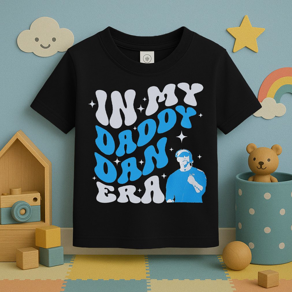 In My Daddy Dan Era Detroit Game Day Toddler T-Shirt