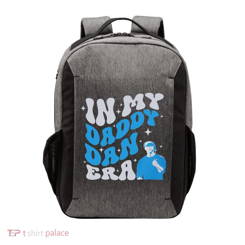 In My Daddy Dan Era Detroit Game Day Vector Backpack